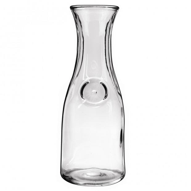 Libbey Glass 1-Liter Carafe Decanter with Lid